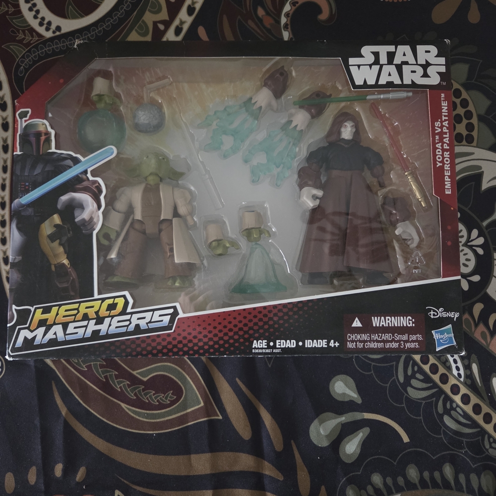 Star Wars Hero Mashers Yoda & Emperor Palpatine Action Figures